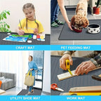 Under-Sink Mat Waterproof with Raised Edges & Non-Slip Surface