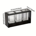 Utensil Holder Multi-Compartment With Drain