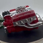V8 Engine Model Kit Gasoline-Powered CNC-Machined Metal