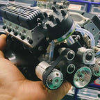 V8 Engine Model Kit Gasoline-Powered CNC-Machined Metal