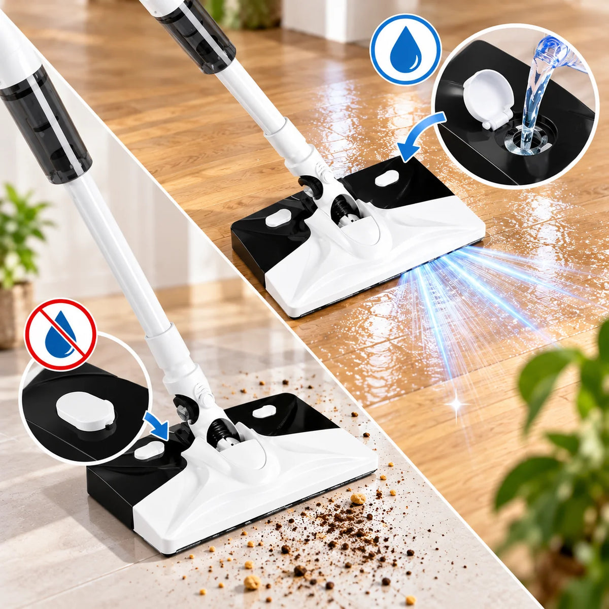 Vacuum Cleaner Cordless 2-in-1 Mop & Vacuum