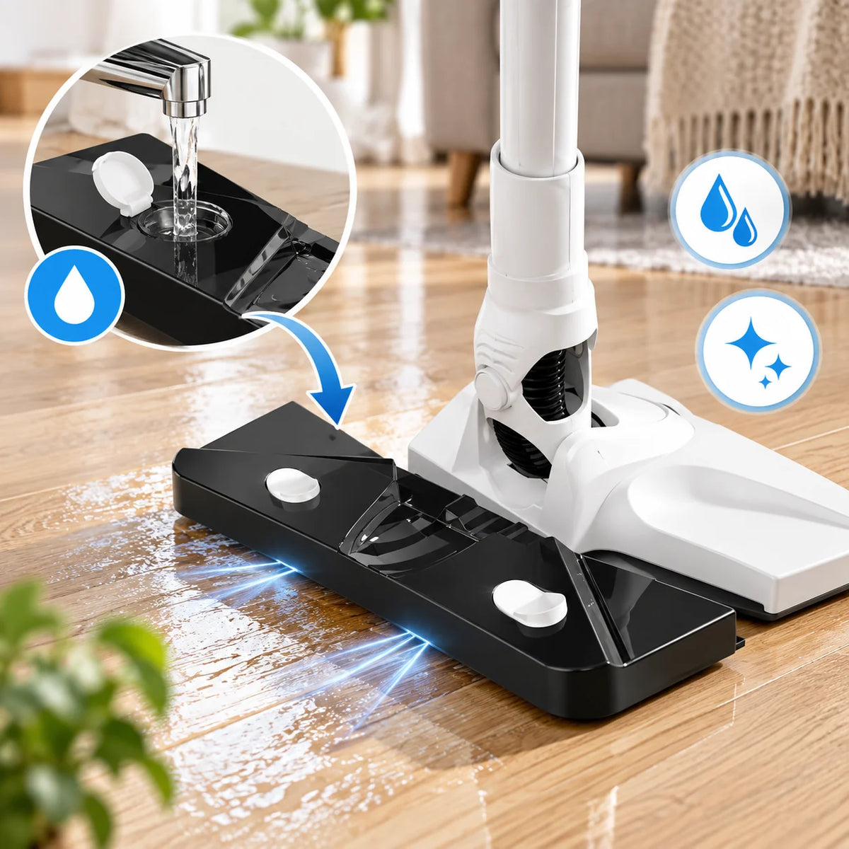 Vacuum Cleaner Cordless 2-in-1 Mop & Vacuum