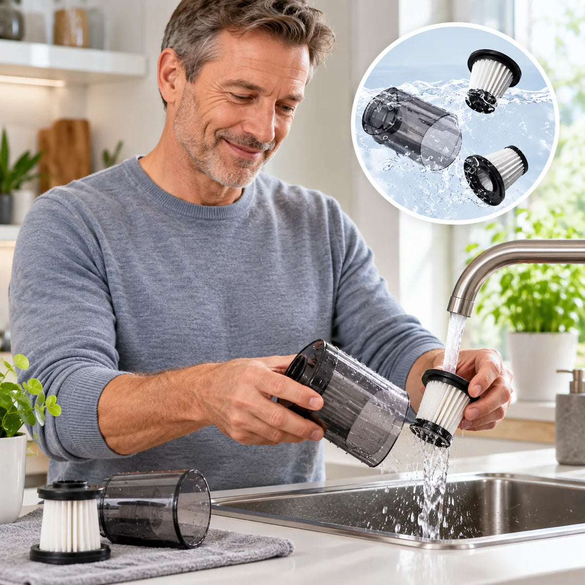 Vacuum Cleaner Cordless 2-in-1 Mop & Vacuum