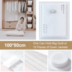 Vacuum Storage Bags Space-Saving Hand Pump Included