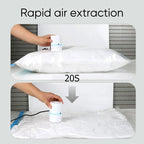 Vacuum Storage Bags Space-Saving Hand Pump Included