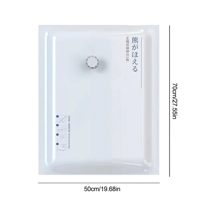 Vacuum Storage Bags Space-Saving Hand Pump Included