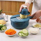 Vegetable Chopper 12 Functions Interchangeable Blades