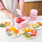 Vegetable Chopper 12 Functions Interchangeable Blades
