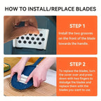 Vegetable Chopper 12 Functions Interchangeable Blades