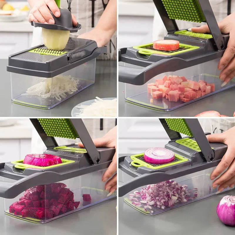 Vegetable Slicer Set Multi-Function Stainless Steel Blades
