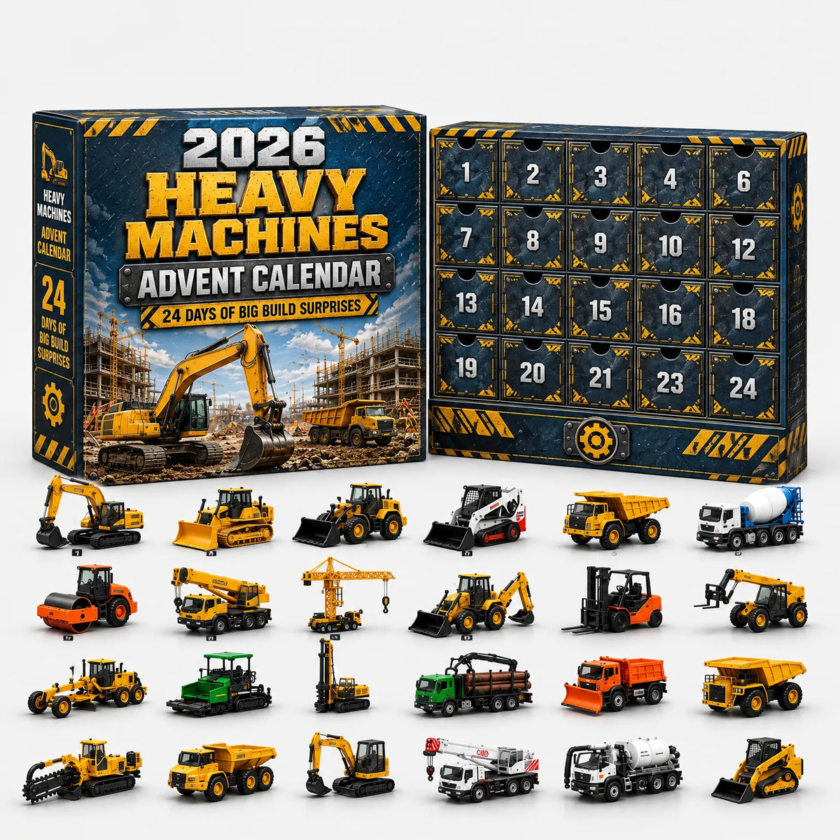 Vehicle Advent Calendar 24 Die-Cast Models