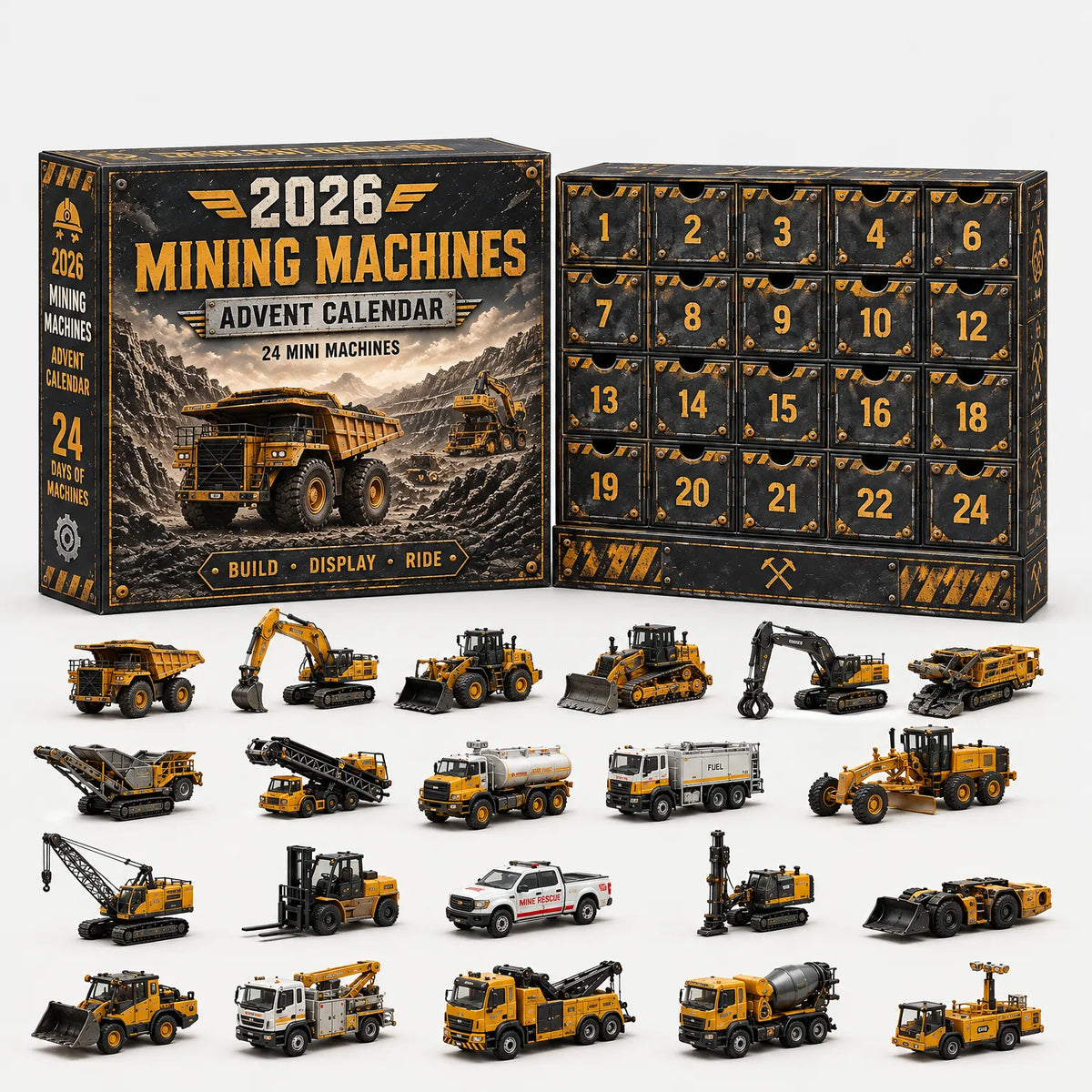 Vehicle Advent Calendar 24 Die-Cast Models