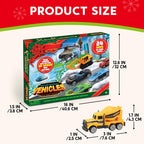 Vehicle Advent Calendar 24 Mini Vehicles Moving Parts