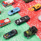 Vehicle Advent Calendar 24 Mini Vehicles Moving Parts