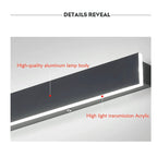 Vertical Wall Light LED IP65 Aluminum & Tempered Glass