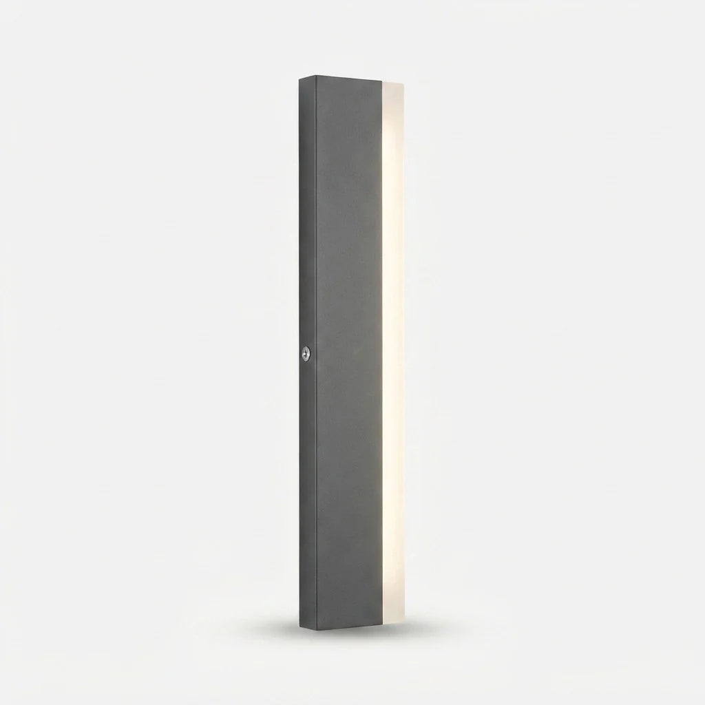 Vertical Wall Light LED IP65 Aluminum & Tempered Glass