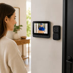 Video Doorbell 4.3-Inch HD Night Vision & Two-Way Audio