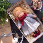 Waldorf Doll Cotton Exterior Wool Filling