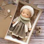 Waldorf Doll Cotton Exterior Wool Filling