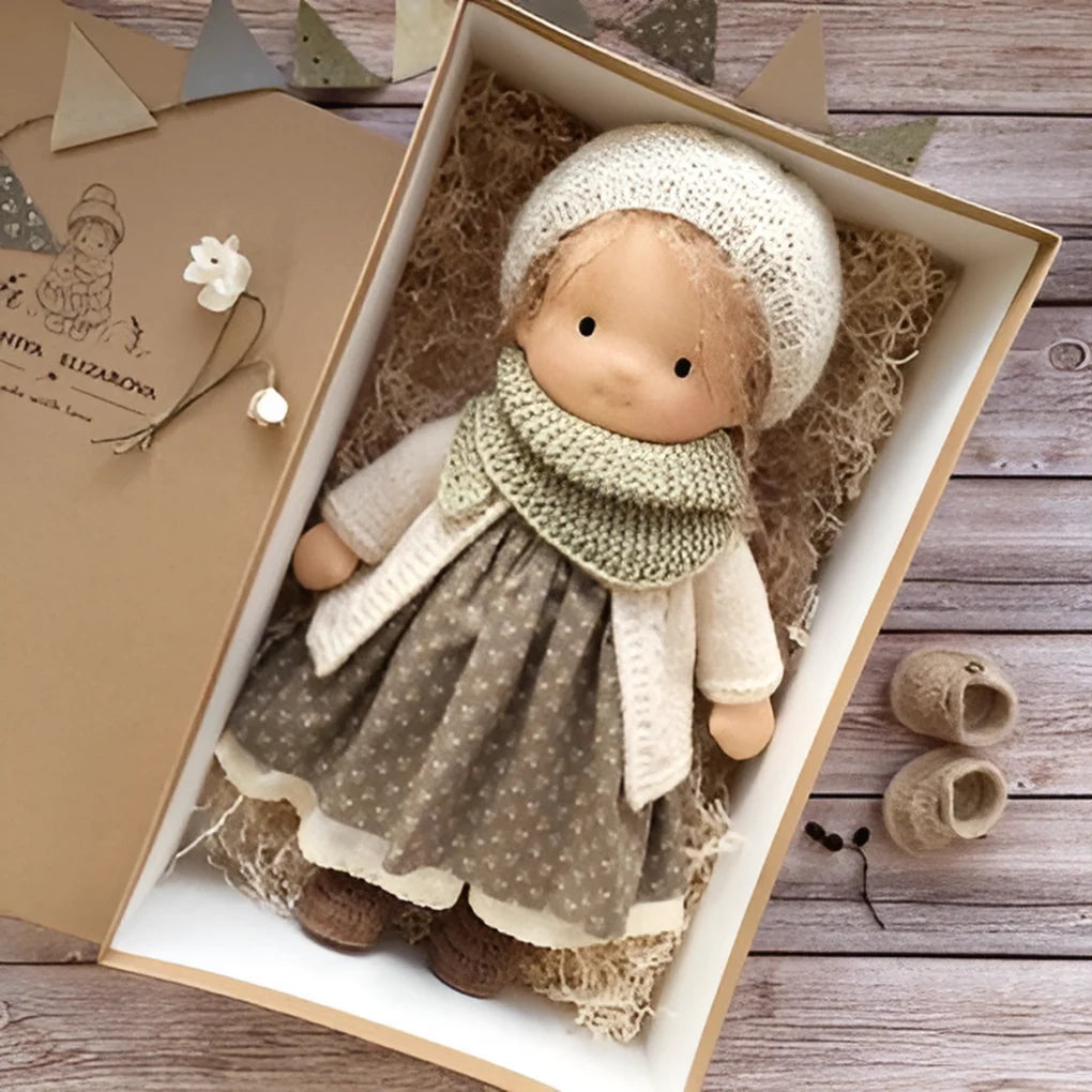 Waldorf Doll Cotton Exterior Wool Filling