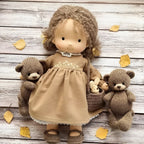 Waldorf Doll Cotton Exterior Wool Filling
