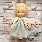 Waldorf Doll Cotton Exterior Wool Filling