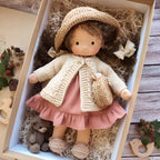 Waldorf Doll Cotton Exterior Wool Filling