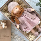 Waldorf Doll Cotton Exterior Wool Filling