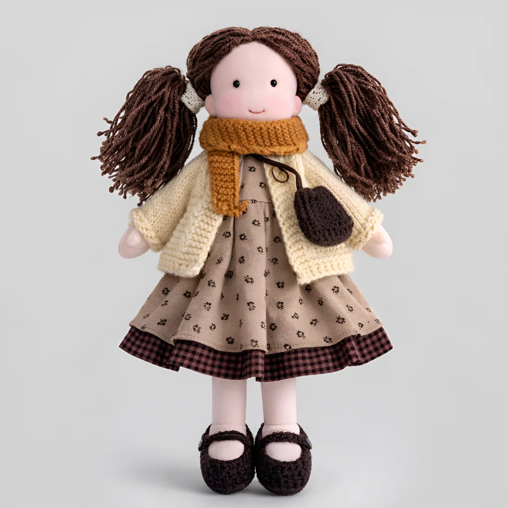 Waldorf Doll Cotton Exterior Wool Filling