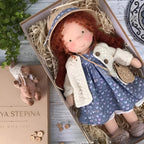 Waldorf Doll Cotton Exterior Wool Filling