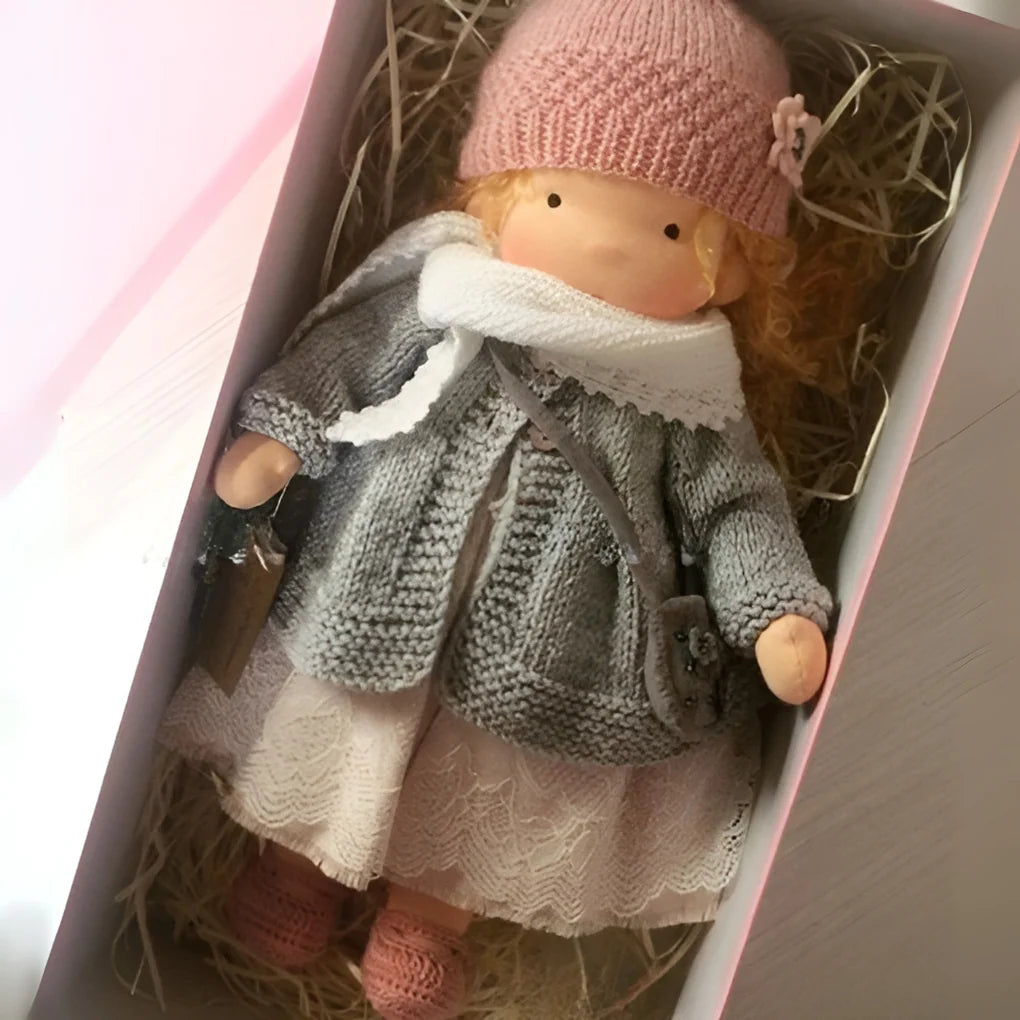 Waldorf Doll Cotton Exterior Wool Filling
