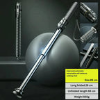 Walking Stick Button-Activated Pop-Up Shock-Absorbing Grip