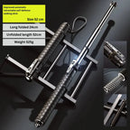Walking Stick Button-Activated Pop-Up Shock-Absorbing Grip