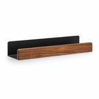 Wall Bathroom Shelf Self-Adhesive Solid Wood Water-Resistant