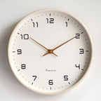 Wall Clock Scandinavian Solid Wood Silent Sweep