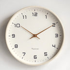 Wall Clock Silent Quartz Minimalist PVC 9.45 Inch