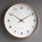 Wall Clock Silent Quartz Minimalist PVC 9.45 Inch
