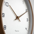 Wall Clock Silent Quartz Minimalist PVC 9.45 Inch