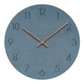 Wall Clock Silent Scandinavian Walnut Hands
