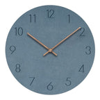 Wall Clock Silent Scandinavian Walnut Hands