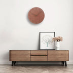 Wall Clock Silent Scandinavian Walnut Hands