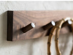 Wall Coat Rack Solid Wood Round Hooks 4-6 Hooks