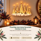 Wall Decor Layered 3D Winter Scene Warm LED Lights