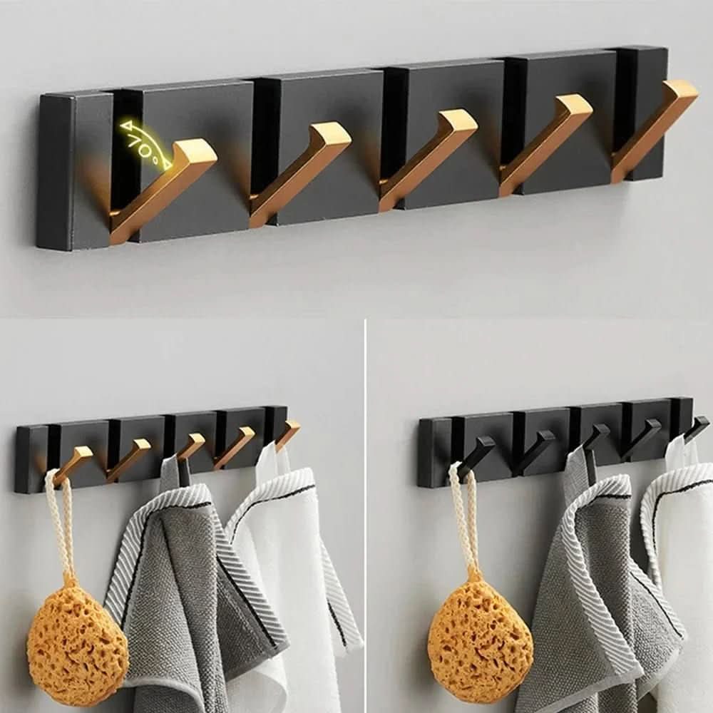 Wall Hook Foldable Aluminum Space-Saving Design