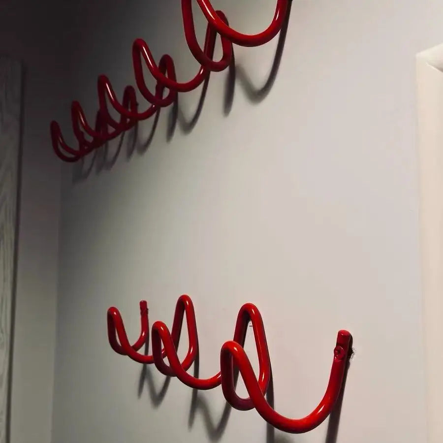 Wall Hook Rack Iron 3 Hooks Space-Saving