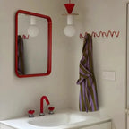 Wall Hook Rack Iron 3 Hooks Space-Saving