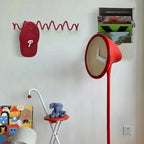 Wall Hook Rack Iron 3 Hooks Space-Saving