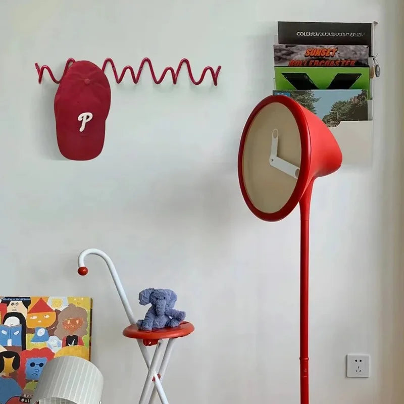 Wall Hook Rack Iron 3 Hooks Space-Saving