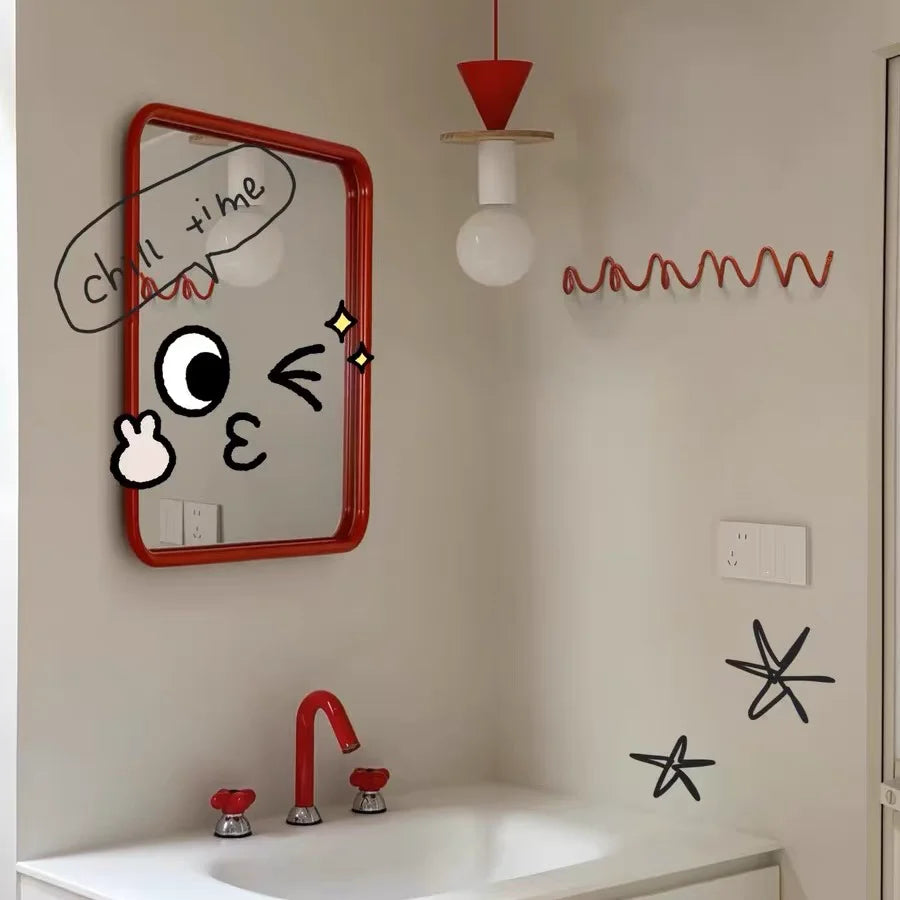 Wall Hook Rack Iron 3 Hooks Space-Saving