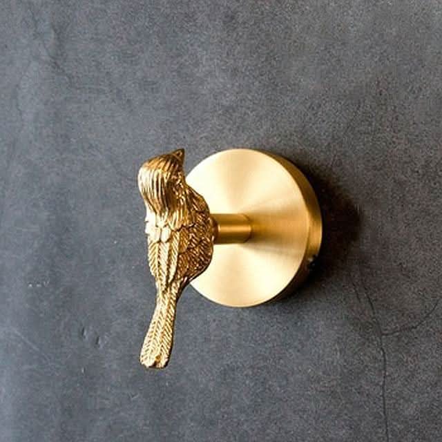 Wall Hook Solid Brass Animal-Inspired Space-Saving Design